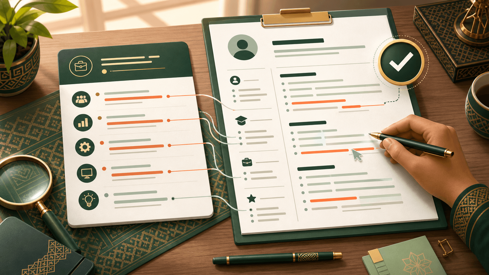 Ilustrasi artikel Cara Menyesuaikan CV dengan Deskripsi Lowongan